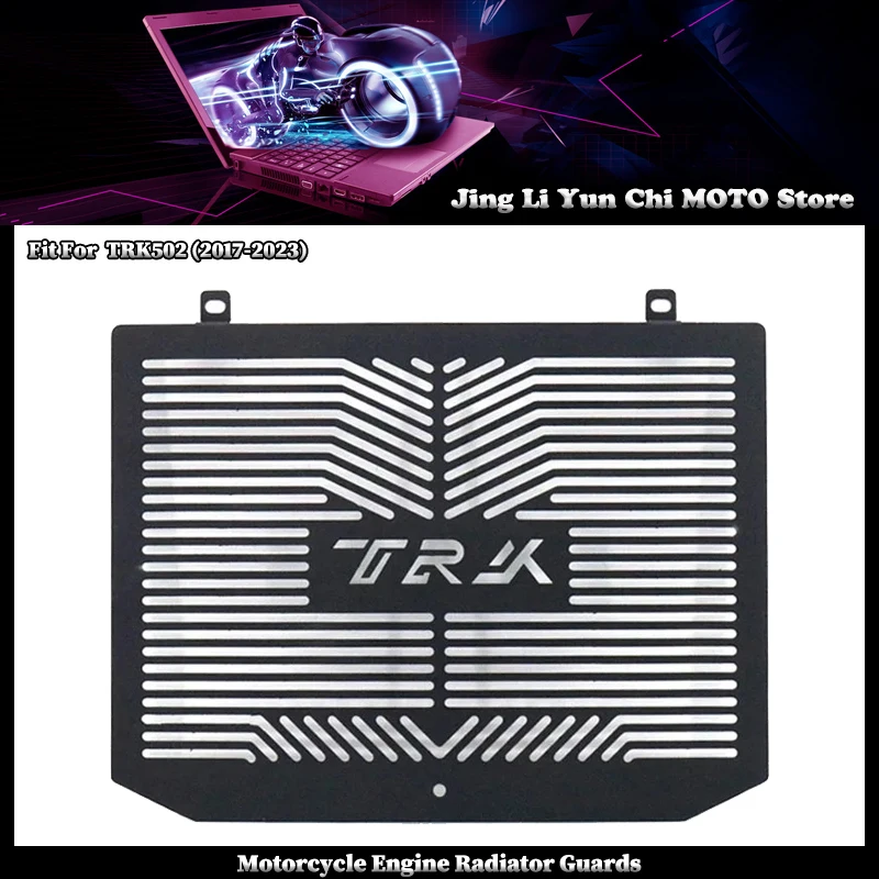 

Motorcycle Accessories Stainless Steel Radiator Guard Protector Grille Grill Cover Fit For Benelli TRK 502 502X TRK502 2017-2023