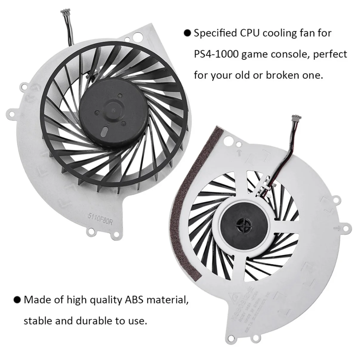 Original Inner Cooling Fan for PS4 Pro FAN Game Console Cooler 1000/1200/2000/7000 Series Replacement for PS4 Host Silent Fan view 4