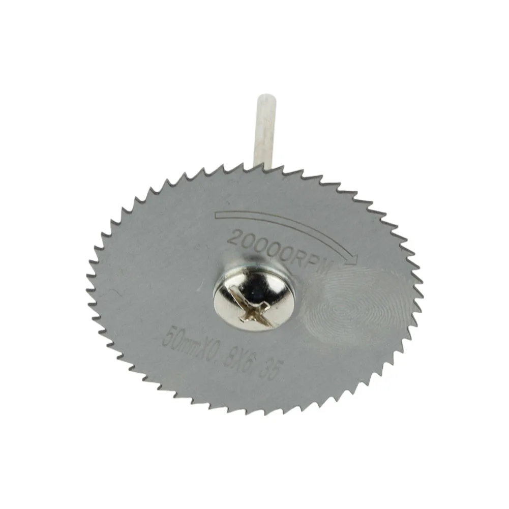 Mini lama per sega circolare HSS disco da taglio utensile di perforazione rotante 50/60mm 3.175mm mandrino per utensili rotanti accessorio smerigliatrice elettrica