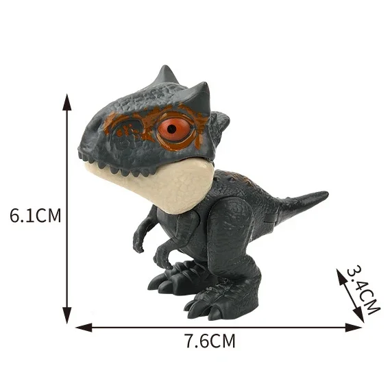 Jurassic Finger Dinosaurier Tyrannosaurus Modell Spielzeug für Kinder Finger Beißen Dinosaurier Bewegliche Gelenke Dinosaurier Spielzeug für Jungen Geschenk