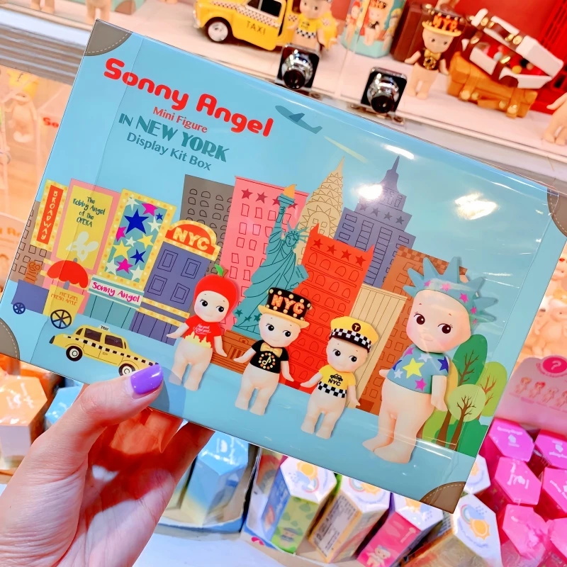 

New In Stock Original Sonny Angel IN NEW YORK Series Blind Boxes Model Limited Collection Dolls Rooms Decoration Birthday Gifts