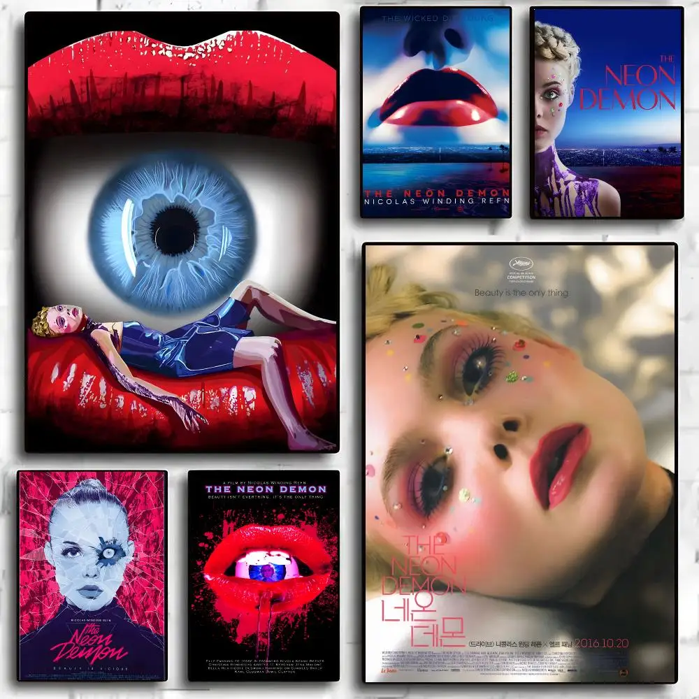T-The Neon Demon Poster Wall Art Wall Stickers Home Living Room Bedroom Bar Office Decor Prints Personalized Gift