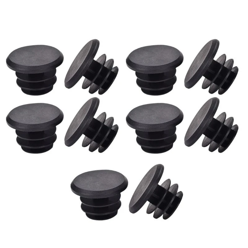 Q39E 10Pcs Plastic Bicycles Handlebar End Plugs Bicycles Bars End Caps Set for Most Bicycles Mountain Road Bicycles Accessory