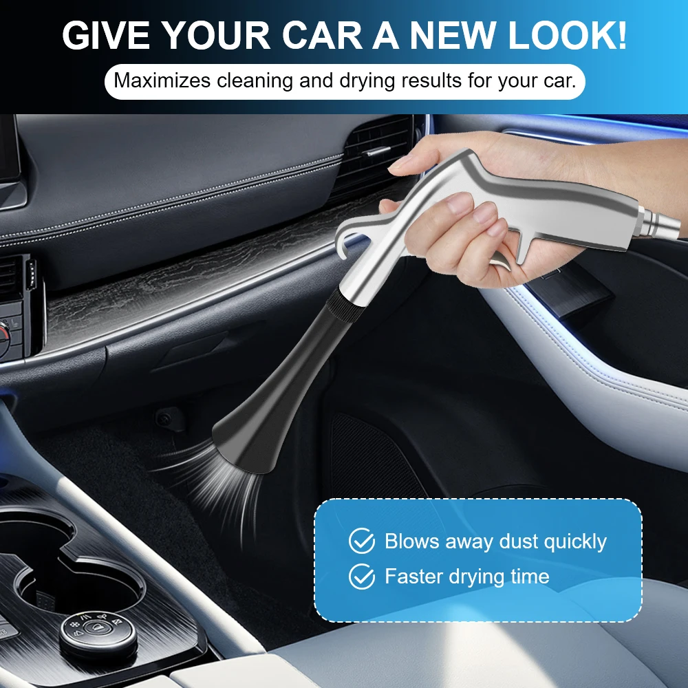 Tornador Air Blow Car Wash Gun 0.4Mpa-10Mpa High Pressure Gun Interior Detailing Cleaning Tools Dust Blowing Dry Cleaning