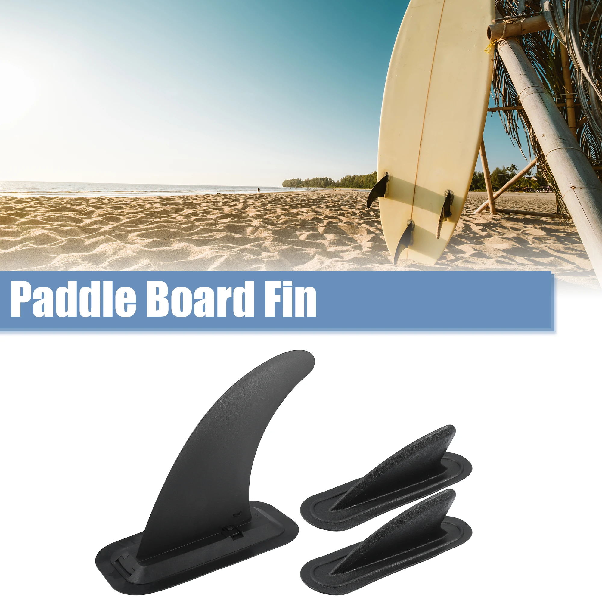 

X Autohaux 9" Surfboard Fin Paddle Board Fin Detachable PVC Center Fin Universal for SUP