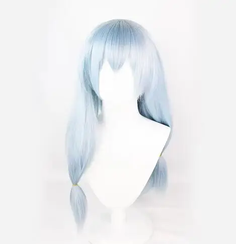 Jujutsu Kaisen Mahito Cosplay Long Christmas Silver Blue Gray Wig Anime Cosplay Wigs Heat Resistant Synthetic Wigs