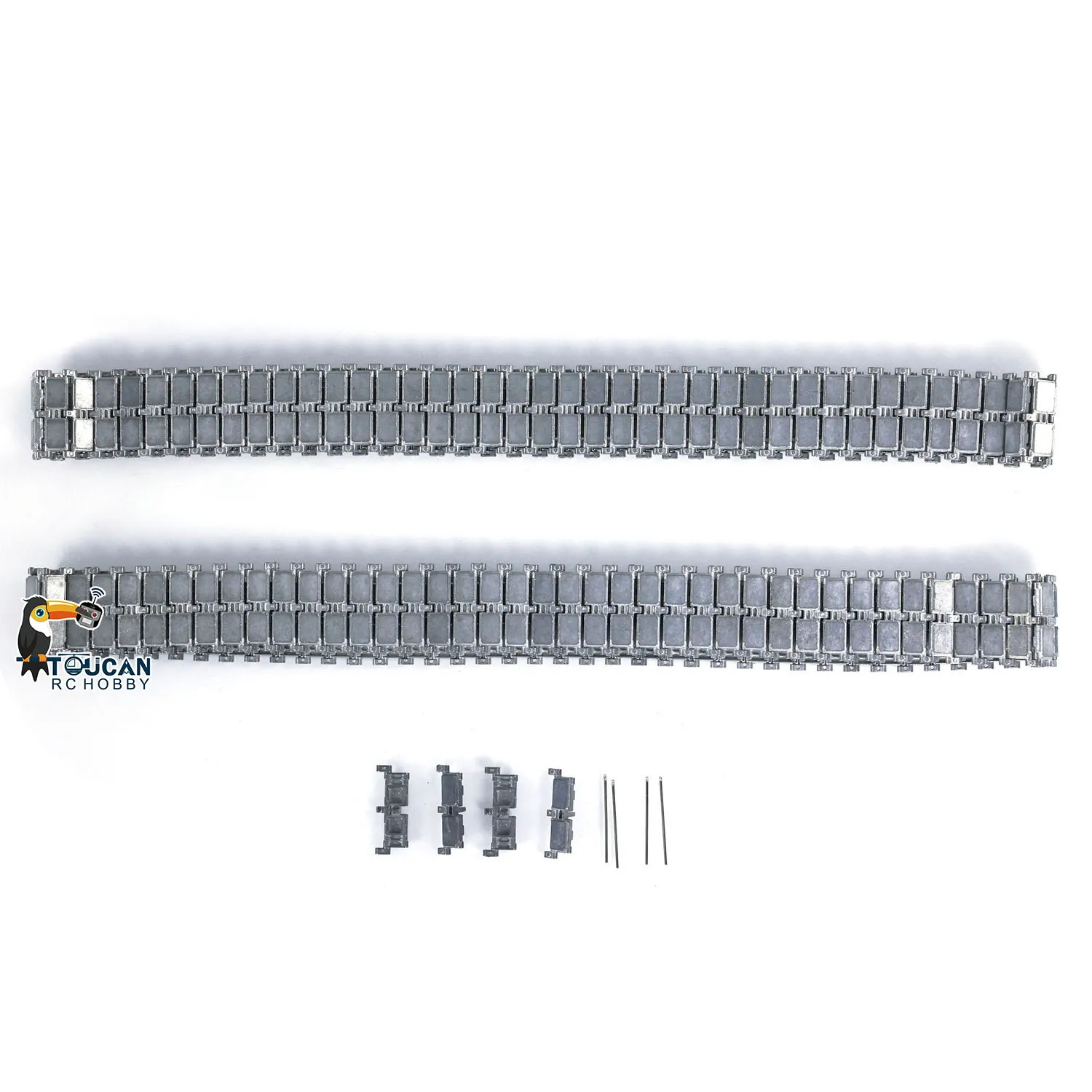 Heng طويل زوج واحد 1/16 مقياس المسارات المعدنية Pedrail ل تشالنجر II دبابة مع جهاز للتحكم عن بُعد 3908 TH00507