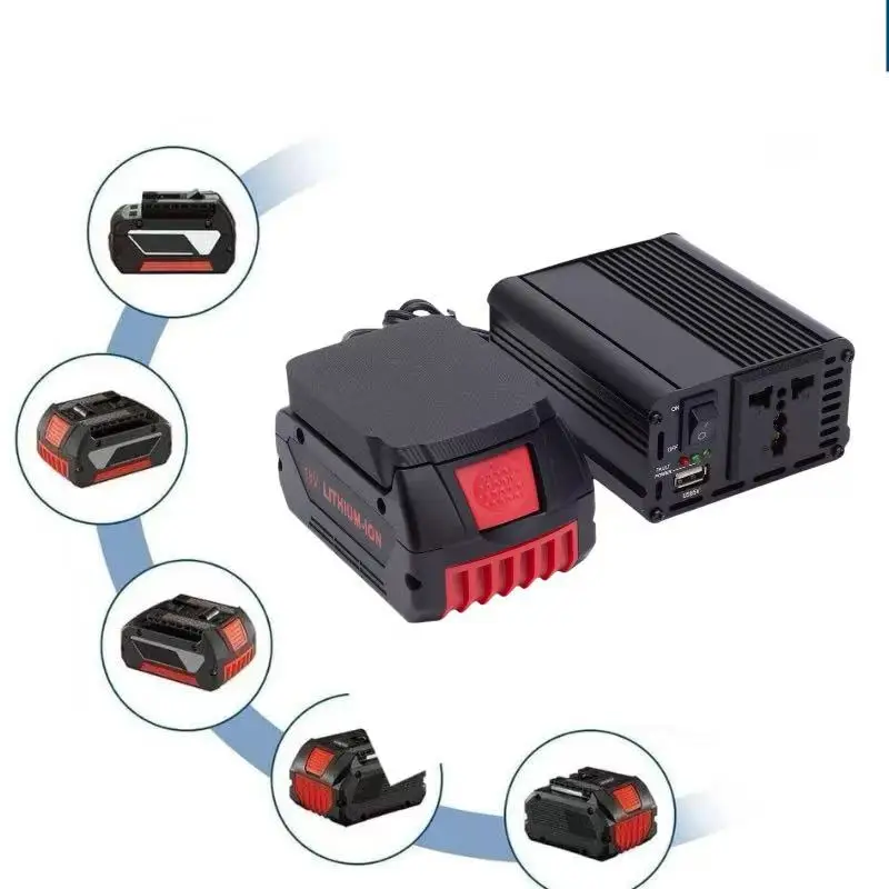for Bosch 18V Portable Power Station Inverter 220V/240V AC Output USB Charger For Power Generation(No Battery)