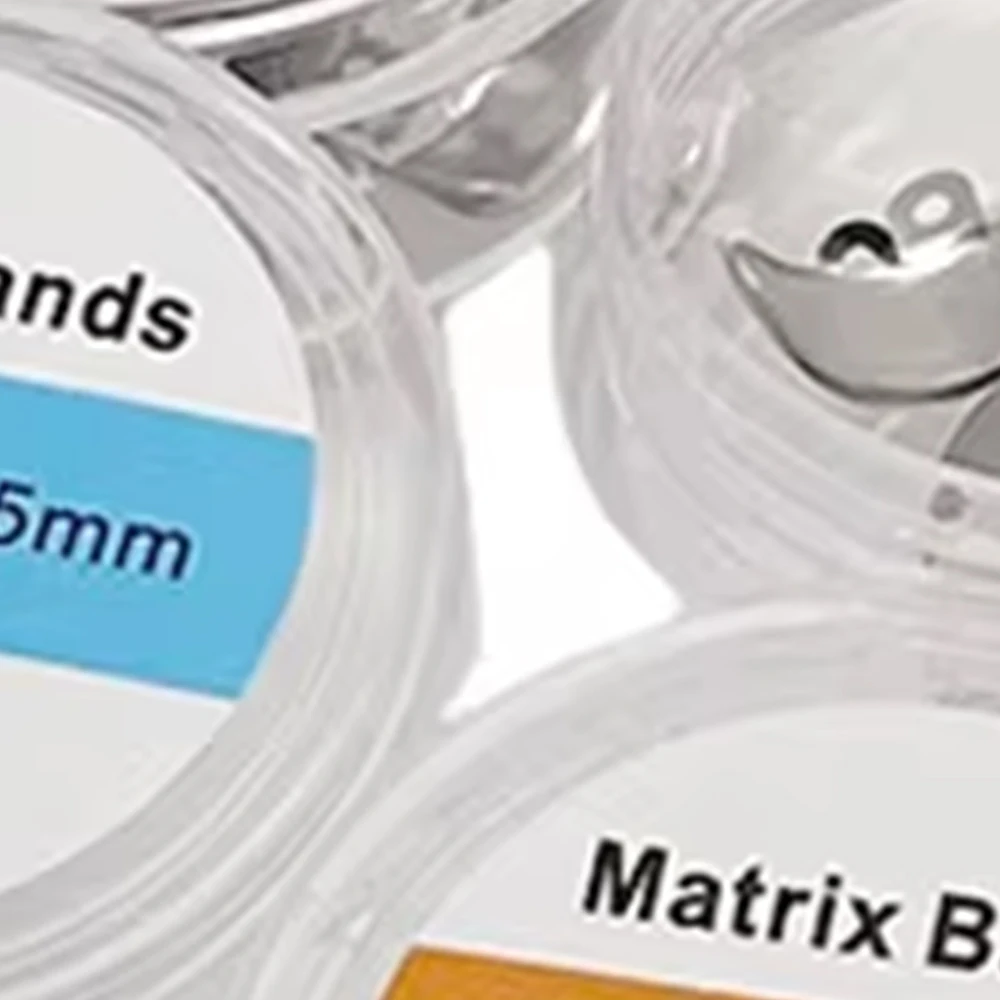 

Professional Dental Contoured Metal Matrix Bands Kit 3.5-6.5mm - Stainless Steel Teeth Restoration Tools for Dentists
