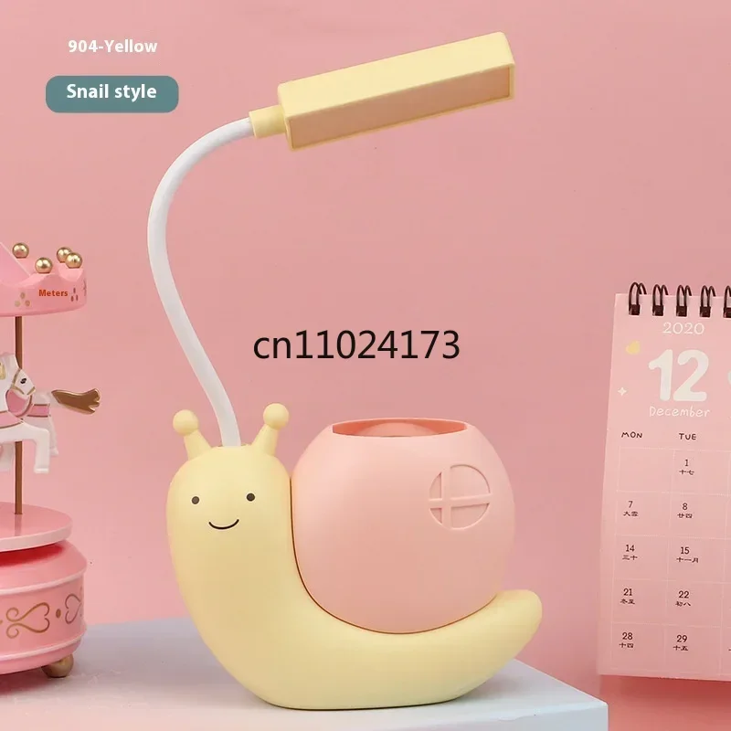 الكرتون الإبداعية التعلم لمبة مكتب Led قابلة للشحن العناية بالعين لمبة مكتب رياض الأطفال هدية صغيرة غرفة نوم المنزلية