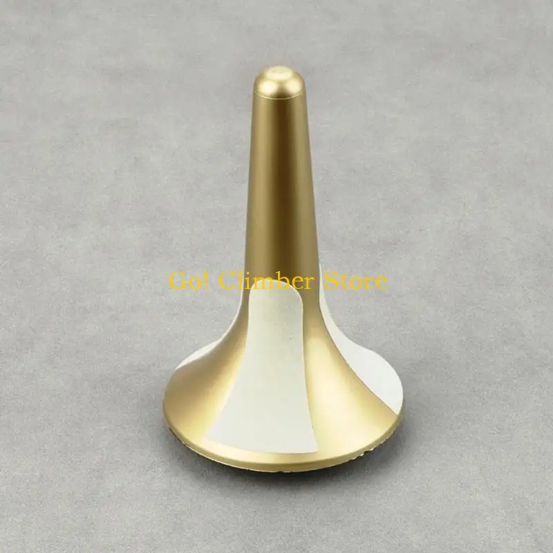 Q84C حامل البوق المحمول معدن أسود 3 أرجل حامل البوق حامل ثلاثي الأرجل معدني قابل للفصل لتخزين وعرض البوق #3