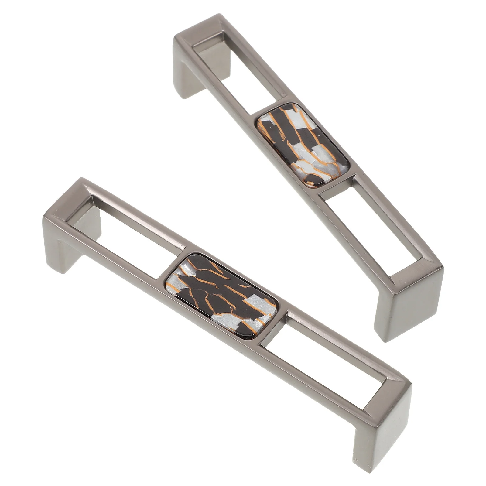 2 шт., ручка для дверцы шкафа, прочный цинковый сплав, современные ручки для ящиков для комода, шкафа, домашнего декора, ручки для шкафа