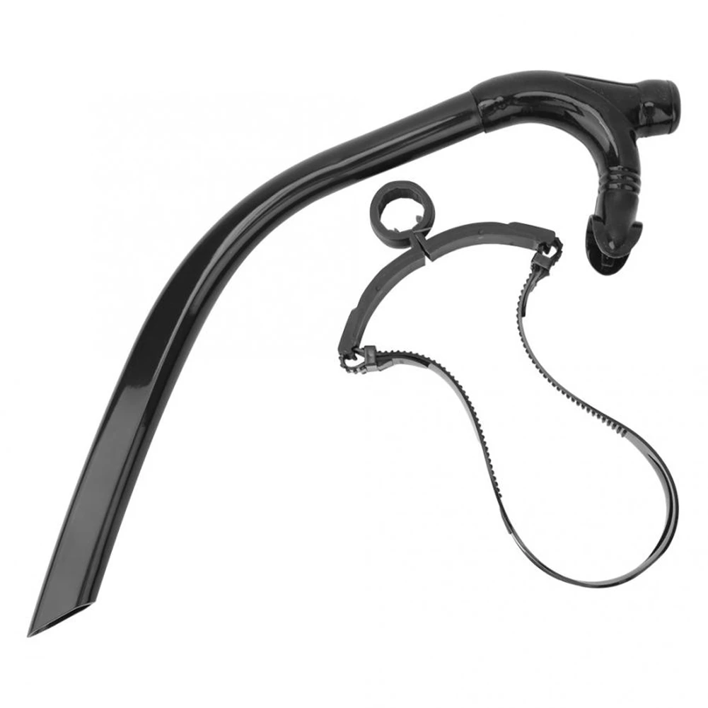 Silicone Swimming Front Breathing Tube Diving Training Adults Snorkel Diving Tube Swimming Scuba Diving Equipment,Black
