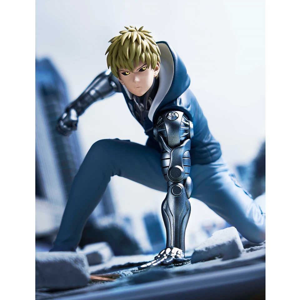 

Original Genuine Banpresto One Punch Man 10cm Genos Doll Collection Decoration Anime Limited Birthday Gifts in stock