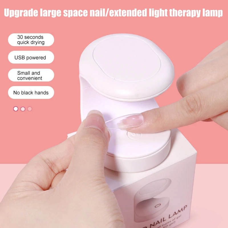 

Mini Secador de Unhas Lâmpada UV Máquina de Manicure Lâmpada LED Ferramentas de Manicure Nail Care Makeup