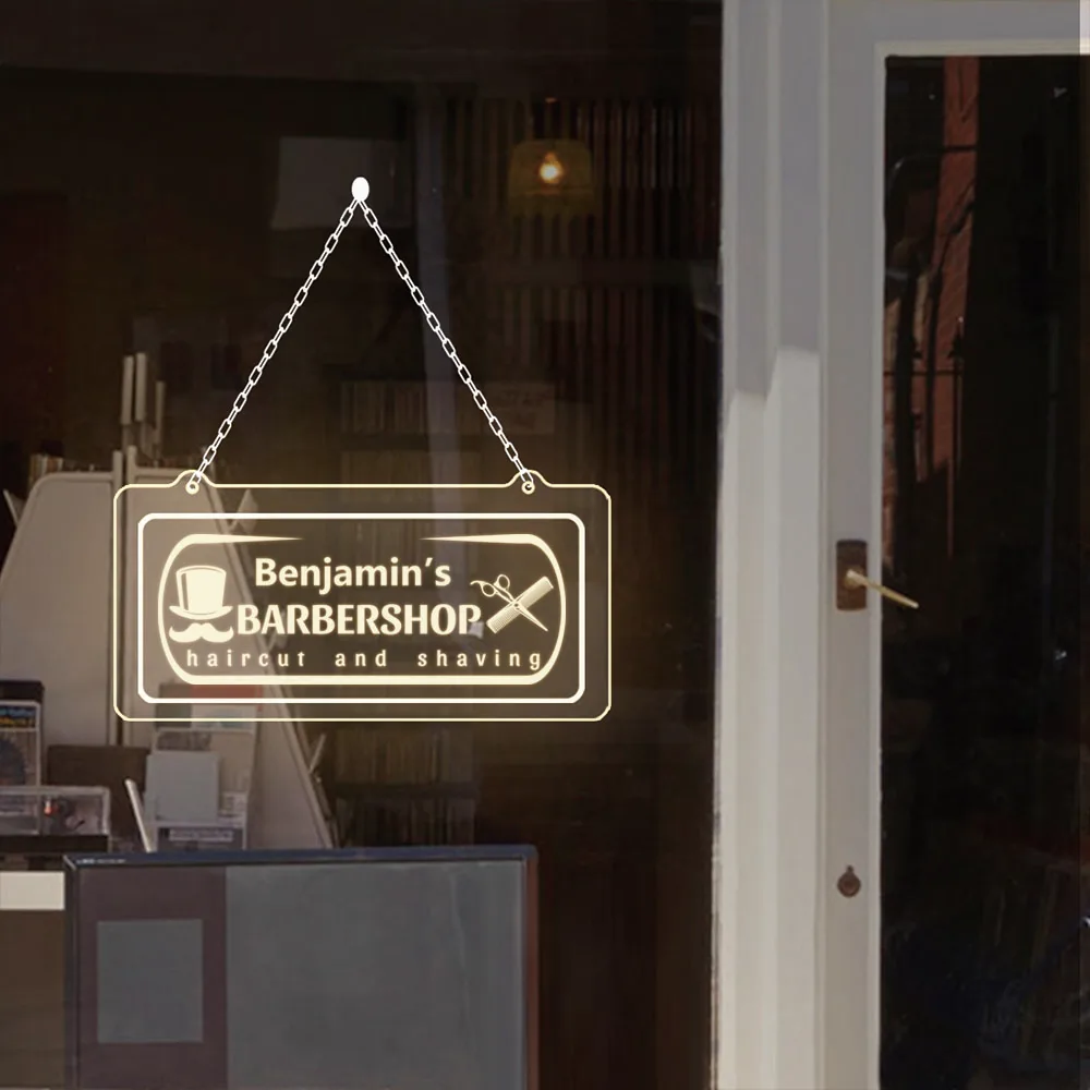 1 قطعة شكل مربع كسارة البندق ومقص اسم شخصي USB الطاقة النيون ليلة مصباح مصباح الاكريليك ل ديكور الحفلات هدية لفرين