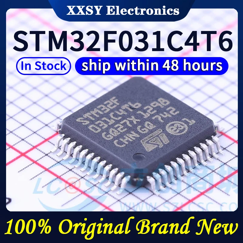 STM32F031K6U6 STM32F031G6U6 STM32F031C6T6 STM32F031C4T6 STM32F031K6T6 STM32F031F6P6 High quality 100% Original New