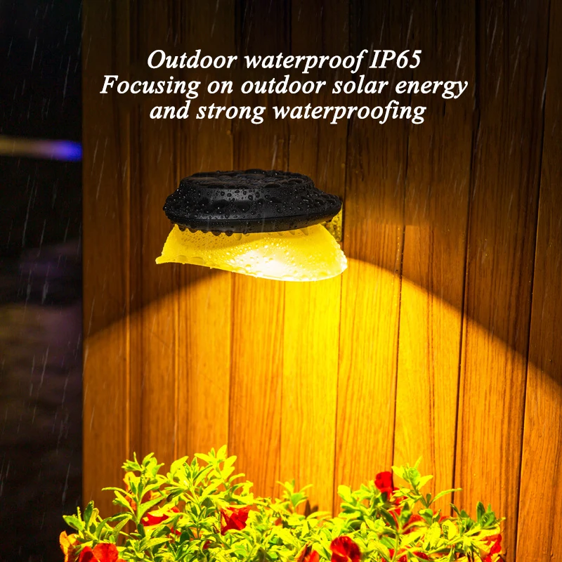 

Solar Wall Lamp Home Garden Decoration Courtyard Outdoor Landscape Fence Wall Lamp Intelligent Light Control Lamp