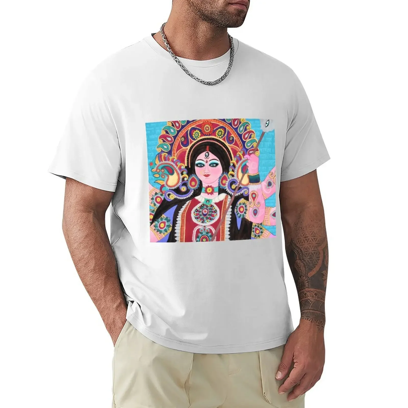 Durga Maa - Hindu Warrior Goddess T-Shirt graphics designer shirts tshirts for men