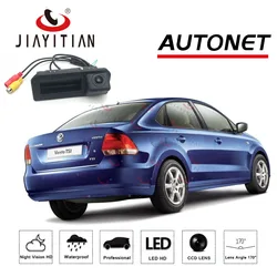 JIAYITIAN Trunk Handle Camera For VW Polo Vento Sedan 2016 restyling 2017 2018 2019 2020 CCD HD Reversing Parking Backup Camera