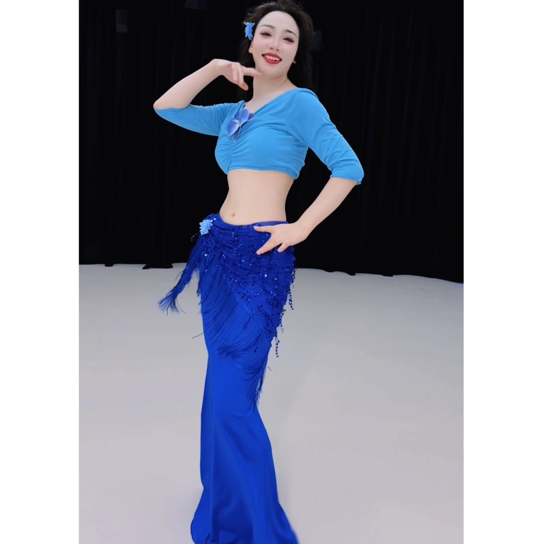 Zestaw do tańca brzucha dla zaawansowanych, 2025, dla dorosłych kobiet, seksowny, wyszczuplający, strój do ćwiczeń, elegancki strój treningowy dla zespołu.