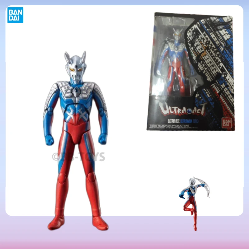 

In Stock Bandai Ultra-ACT Ultraman Series Zero Movable Anime Action Figure Collectible Original Box Finished Toys Hobby