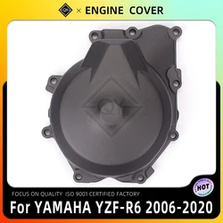 LQYL Motorcycle Left Engine Stator Crankcase Cover For Yamaha YZF R6 YZFR6 YZF-R6 2006 2007 2008 2009 2010 2011 2012 2013-2020