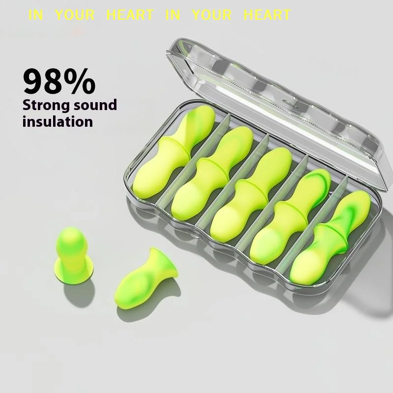 

【X】1/3/5 Boxes Anti-Noise Sleeping Aid Ear Care Reusable Sleep Ear Plugs Noise Reduction Sound Insulation Earplugs