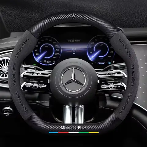 메르세데스 벤츠 A C E S G 클래스 C43 GLC CLE CLA GLB GLS SLK SL W177 W166 W204 W205 W213 W222 X167 AMG 스티어링 휠 커버 ~