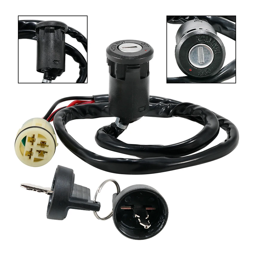 

Motorcycle Ignition Key Switch Lock Kit For Honda TRX450S TRX450ES TRX450ESA TRX450SA 1998-2001 OEM:35100-HN0-A02