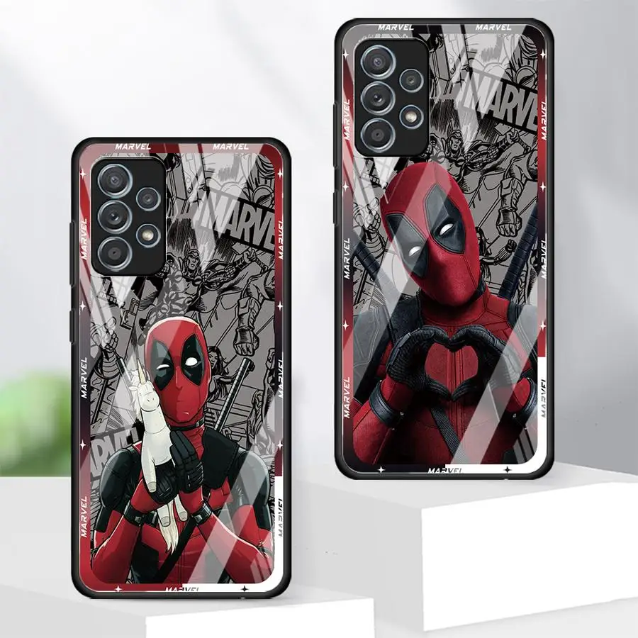 Marvel Deadpool Cute Case for Samsung Galaxy A56 A35 A25 A73 A34 A13 A20 A15 A50 A16 A02 A51 A52 A12 A10 A36 A71 A14 A30 A21 A06