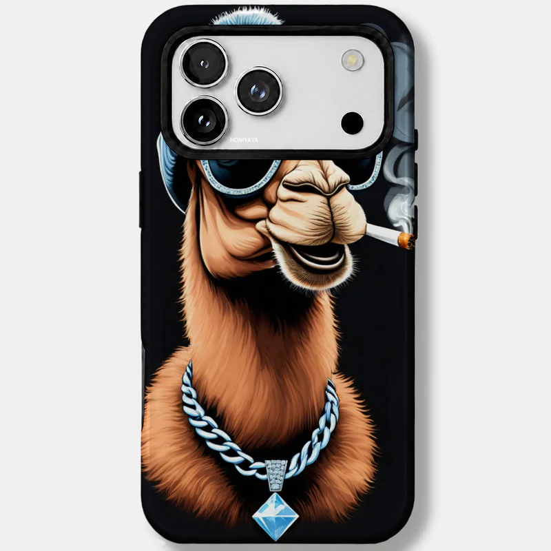 Износостойкий стильный магнитный чехол Cool Camel для iPhone 17 16 15 14 13 Air Pro Max Plus, гибридный, легкий, с защитой от царапин.