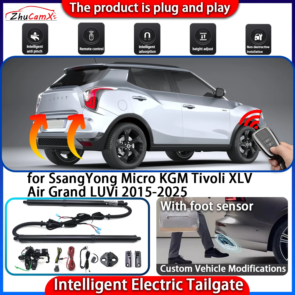 

Smart Powered Tailgate System for SsangYong Micro KGM Tivoli XLV Air Grand LUVi 2015-2025 Automatic Intelligent Trunk Lift Kit