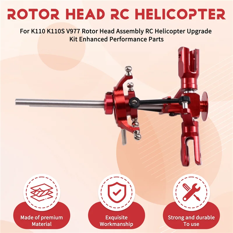 

CYGJ-K110 K110S V977 Rotor Head Assembly RC Helicopter Upgrade Kit Enhanced Performance Parts