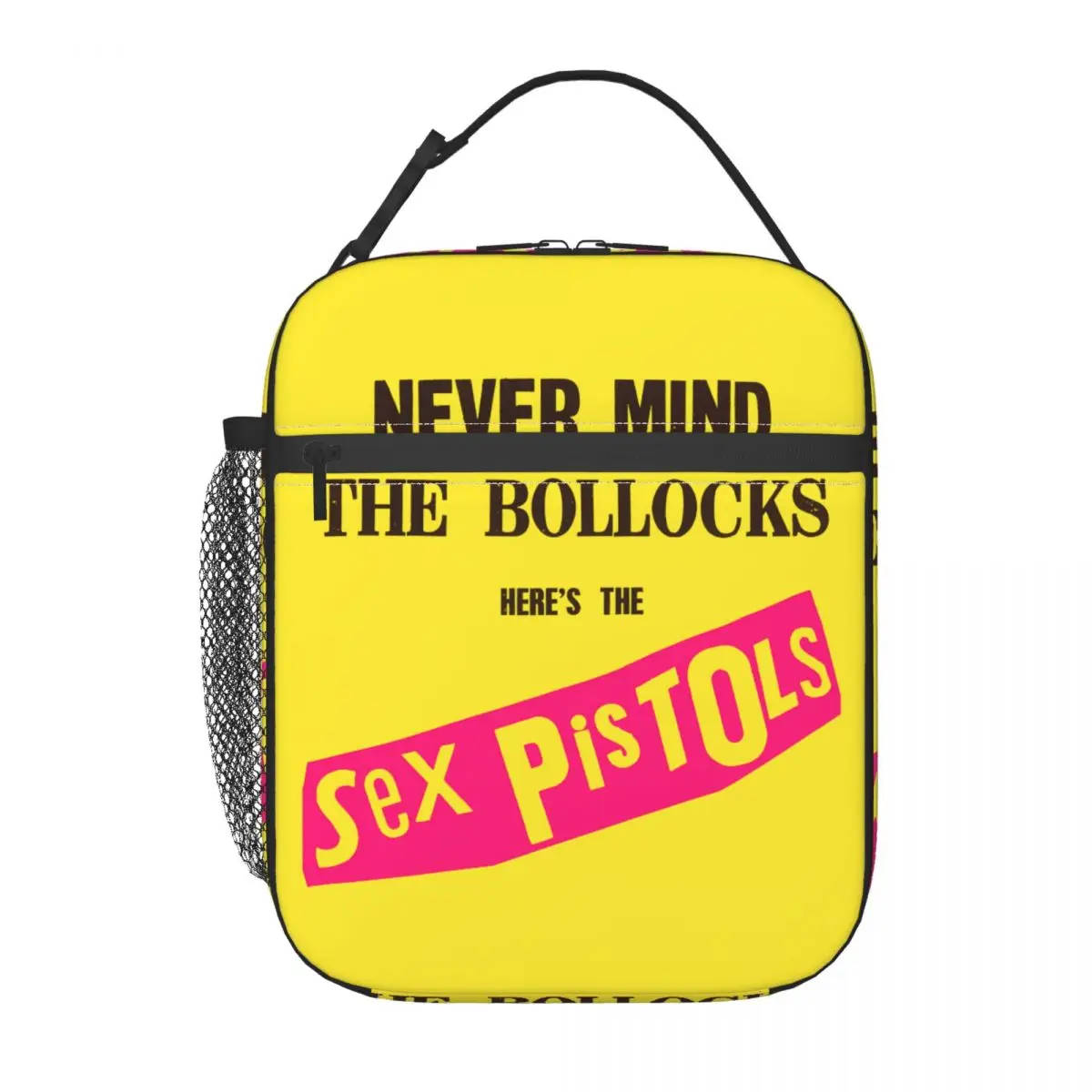 

Пистолеты для секса Изолированные сумки для завтрака для кемпинга путешествий тяжелый металл рок-группа Печатный портативный охладитель термальный Ланч-бокс для женщин и детей