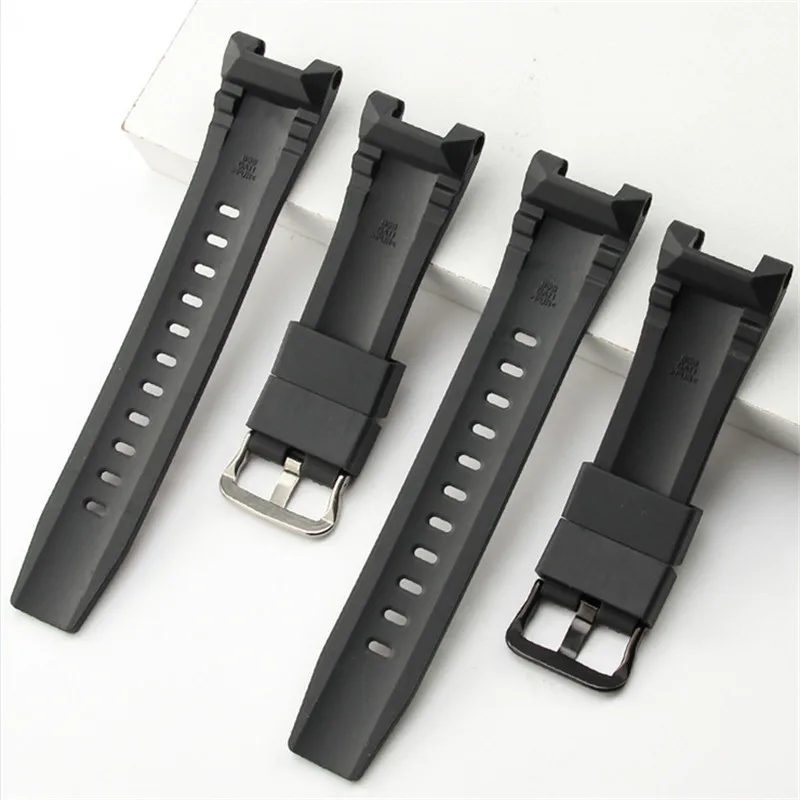 26X14mm Resin Silicone Rubber Sports Watch Strap For CASIO G-SHOCK GST-W300 400G B100 Series Men Bracelet Watches Accessories