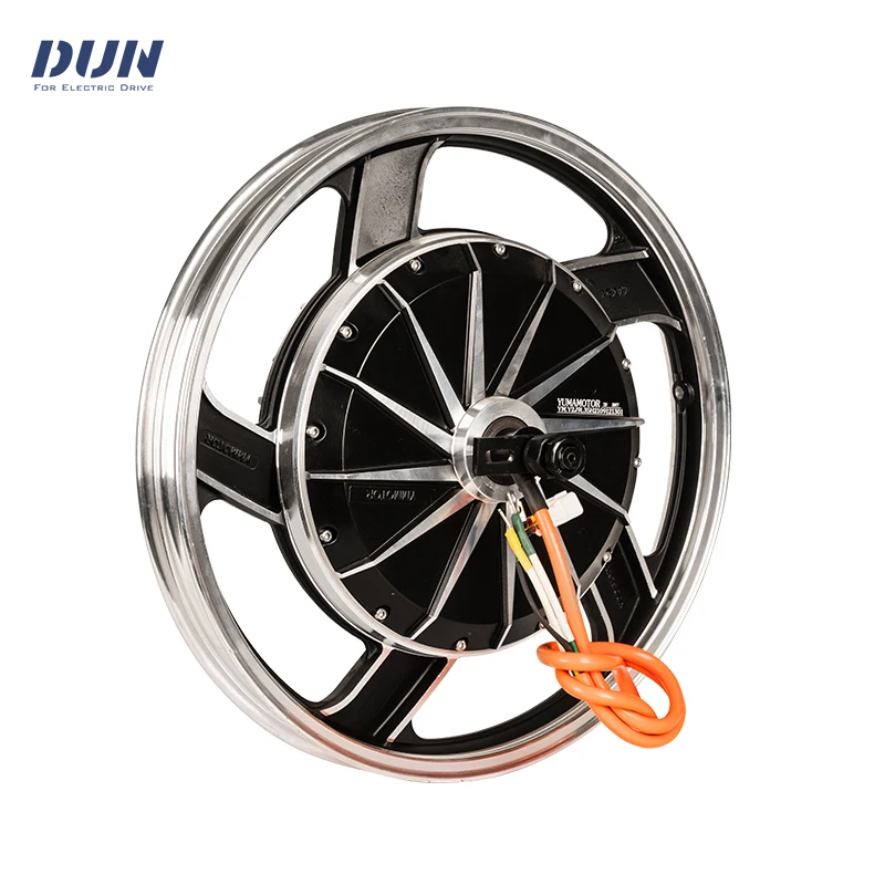 يوما 17*1.6 بوصة حافة الدراجة 253 3000 واط 80 kmh V2 40H BLDC محرك محور العجلة