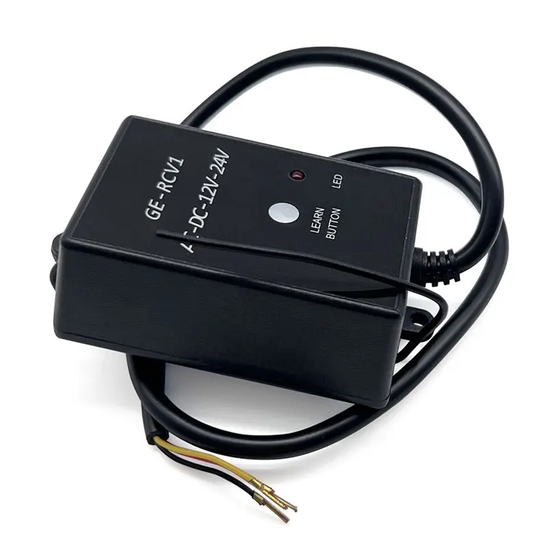 ABRI-GE-RCV1 Receiver 433.92Mhz DC/AC 12V/24V For Gate Garage Door Remote Rolling Code And Fixed Code External Receivers