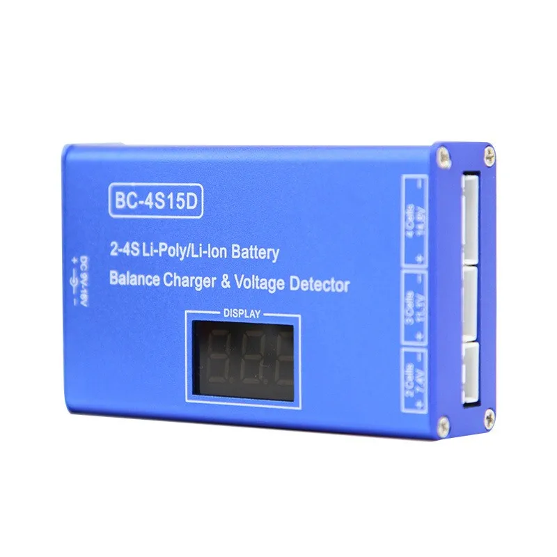 

BC4S15D RC LiPo Balance Charger for Airplane, FPV Drone, Toy Car 2S 3S 4S Battery Power Supply
