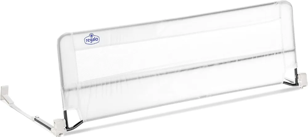 54-Inch Extra Long Bed Rail Guard with Reinforced Anchor Safety System for Secure Sleep