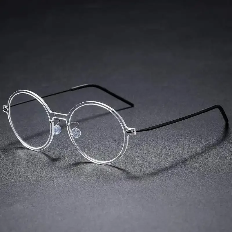 

Denmark Brand Glasses Frames Men Small Women Gafas Titanium Original Quality Eyeglasses 6523 Retro Round Spectacles Eyewear