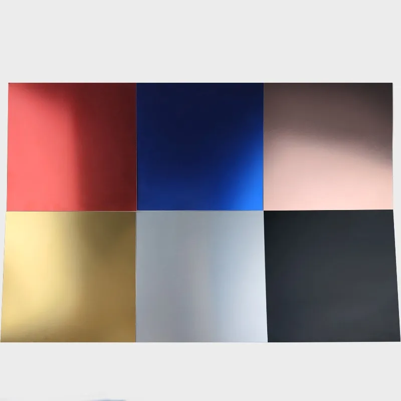 

Colorful Anodized Aluminum Plate 0.5-2mm Thickness 100x100mm 200x200mm 200x300mm 300x300mm Alloy Flat Sheet