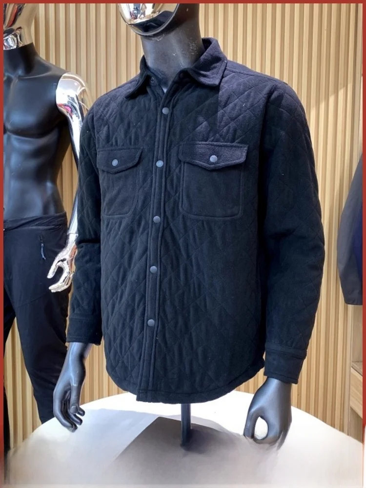 جودة عالية Fce الرجال القطن Jaet مبطن مزيج القطن الدافئة Faionable الياقة الخريف الشتاء تنوعا الشباب العصرية