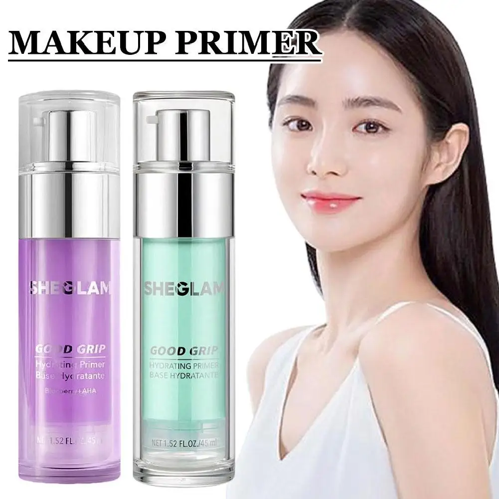45ml Power Grip Primer Gel Based Hydrating Face Primer For Smoothing Skin Gripping Makeup Invisible Pore Colorless Primes