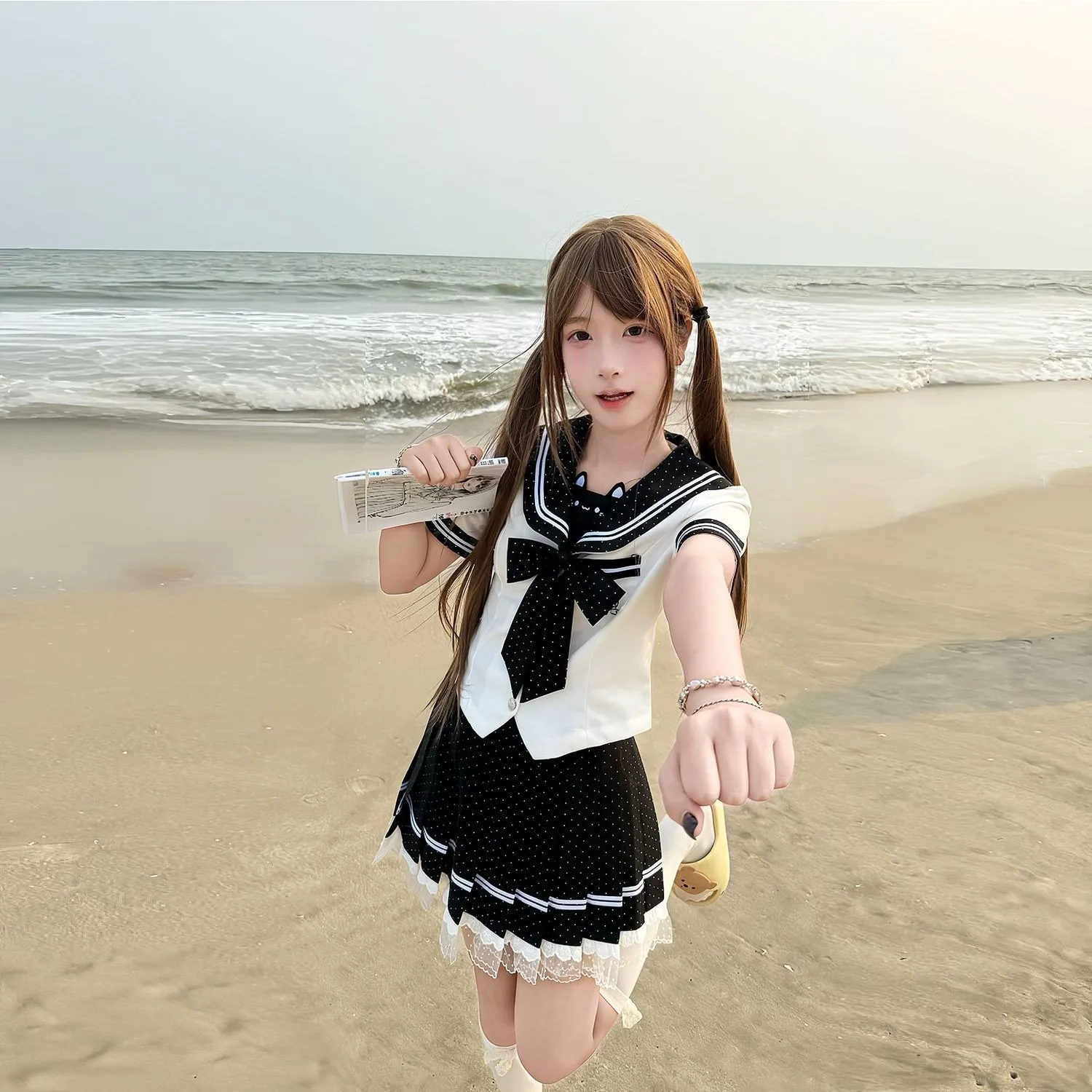Japanese college trend jk uniform sailor suit female student suit