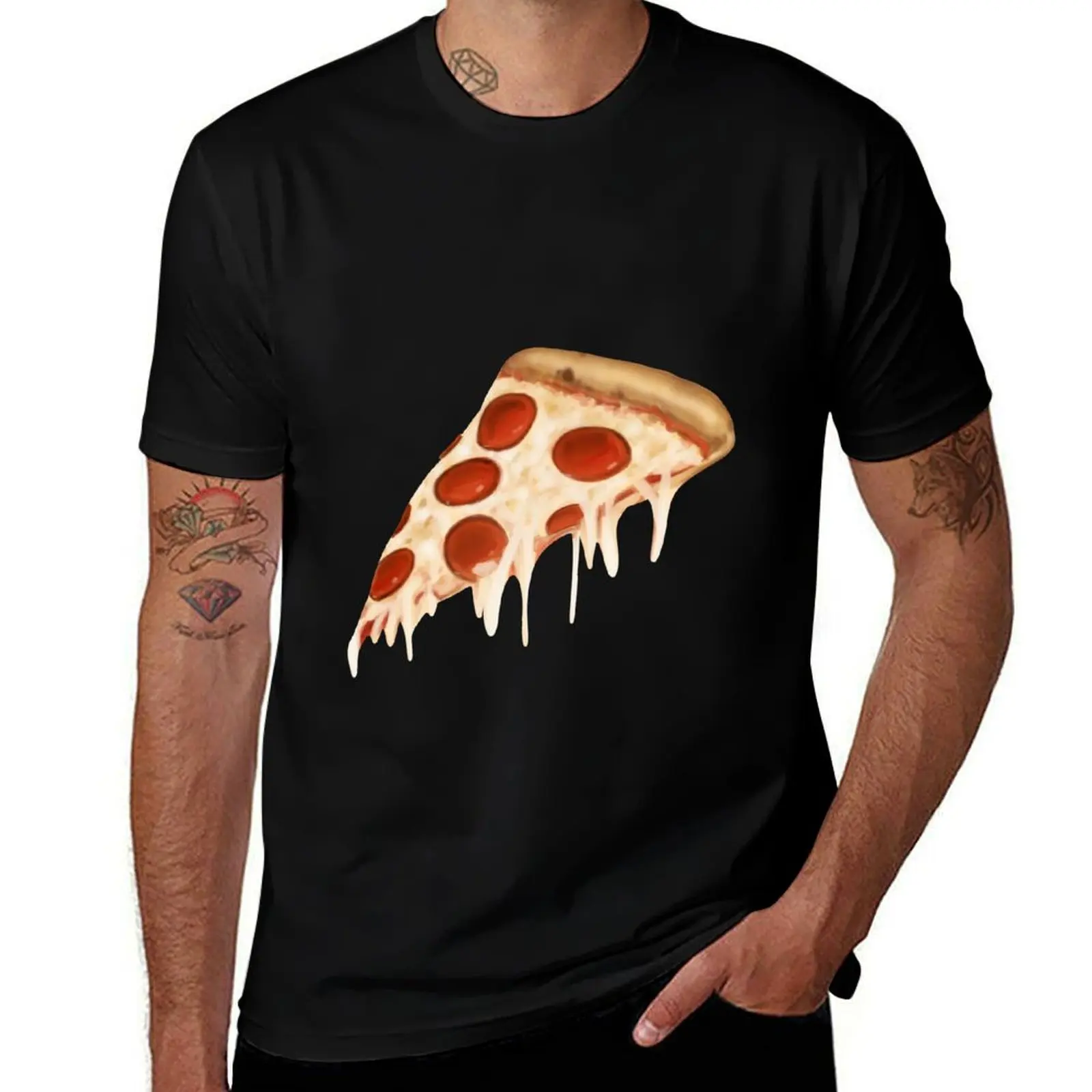 

Pizza Slice T-Shirt High Elasticity Sports Tee Shirt