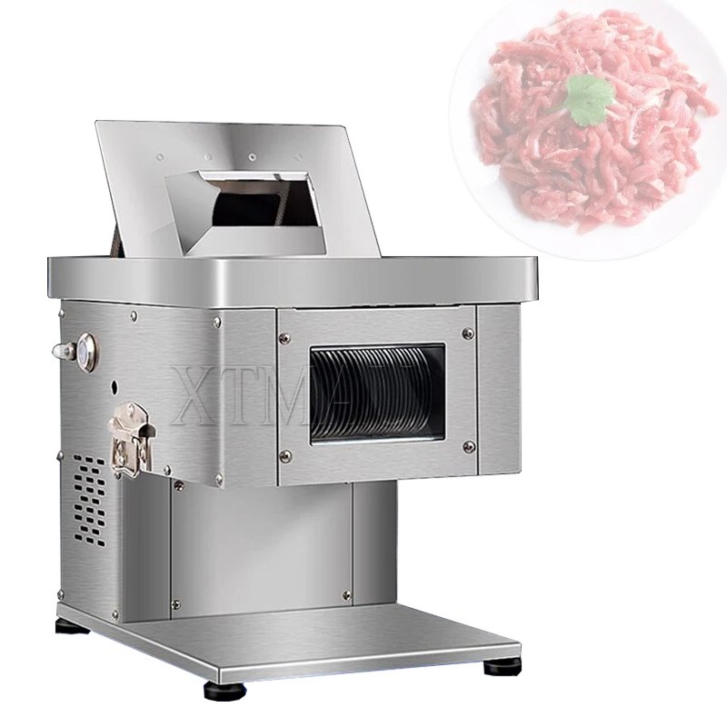 

Коммерческая Мясорубка из нержавеющей стали электрическая машина для резки свежего мяса Набор ножей легко разбирается