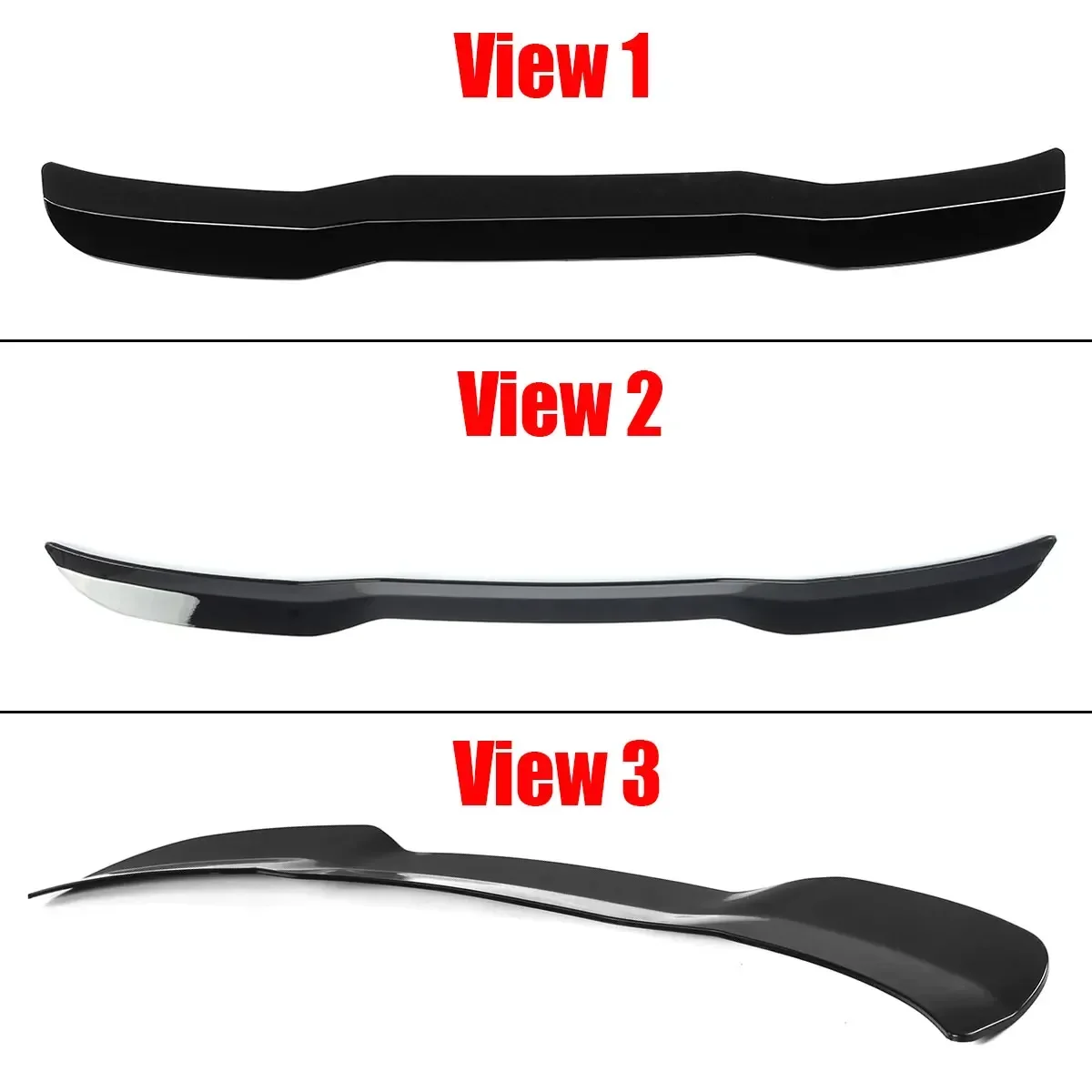 High Quality Car Rear Spoiler Lip For Audi A3 SE 8V hatchback 2014-2020 Rear Trunk Spoiler Lip Boot Wing Lip Extension Body Kit