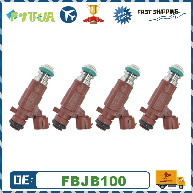 

4pcs Fuel injector FBJB100 16600-5L300 For Nissan N16 D22 Super Saloon Pickup Teana QG18DE QG16DE QG13DE 1.8L 1.6L