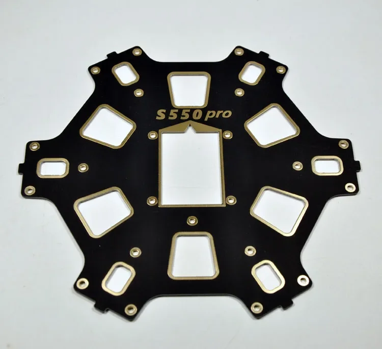 HMF – cadre de quadrirotor S550, plaque centrale PCB, plateau supérieur/inférieur